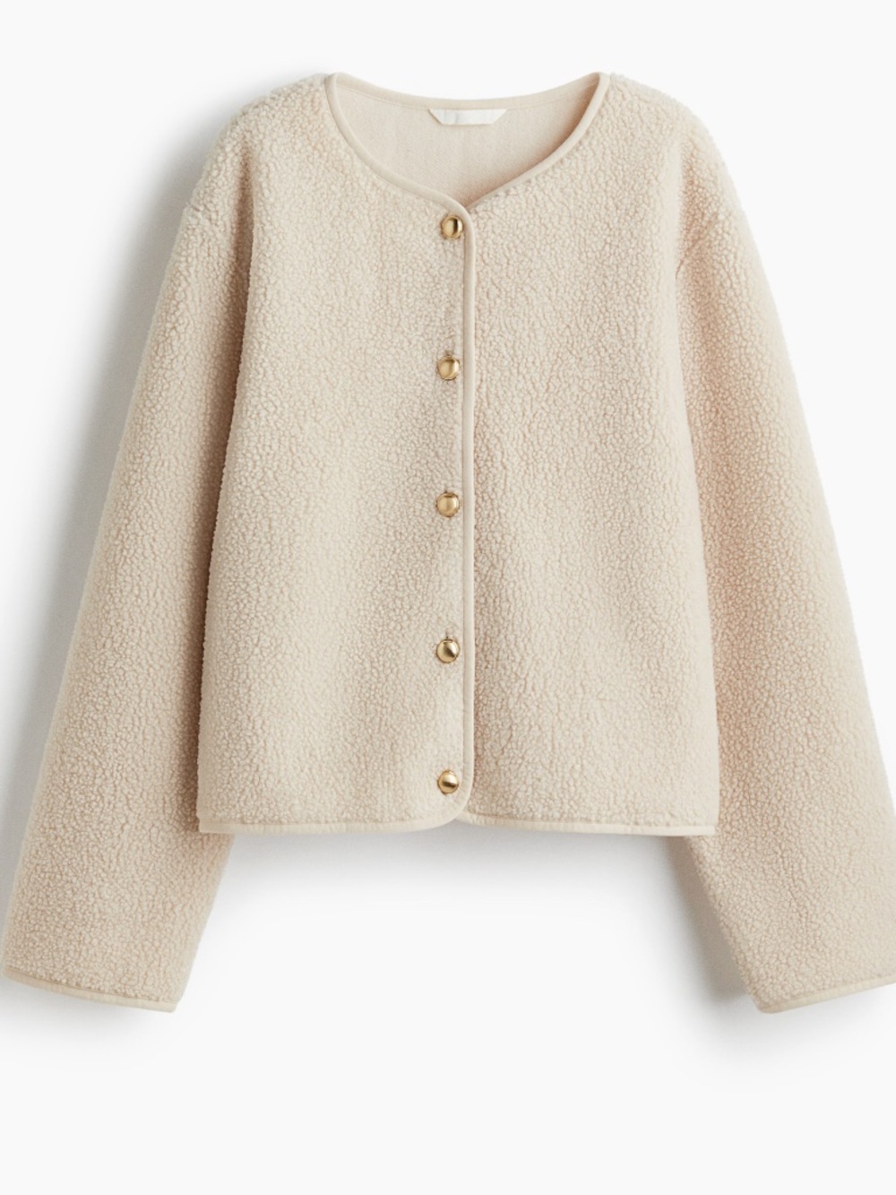 NWT H&M Teddy Fleece Jacket